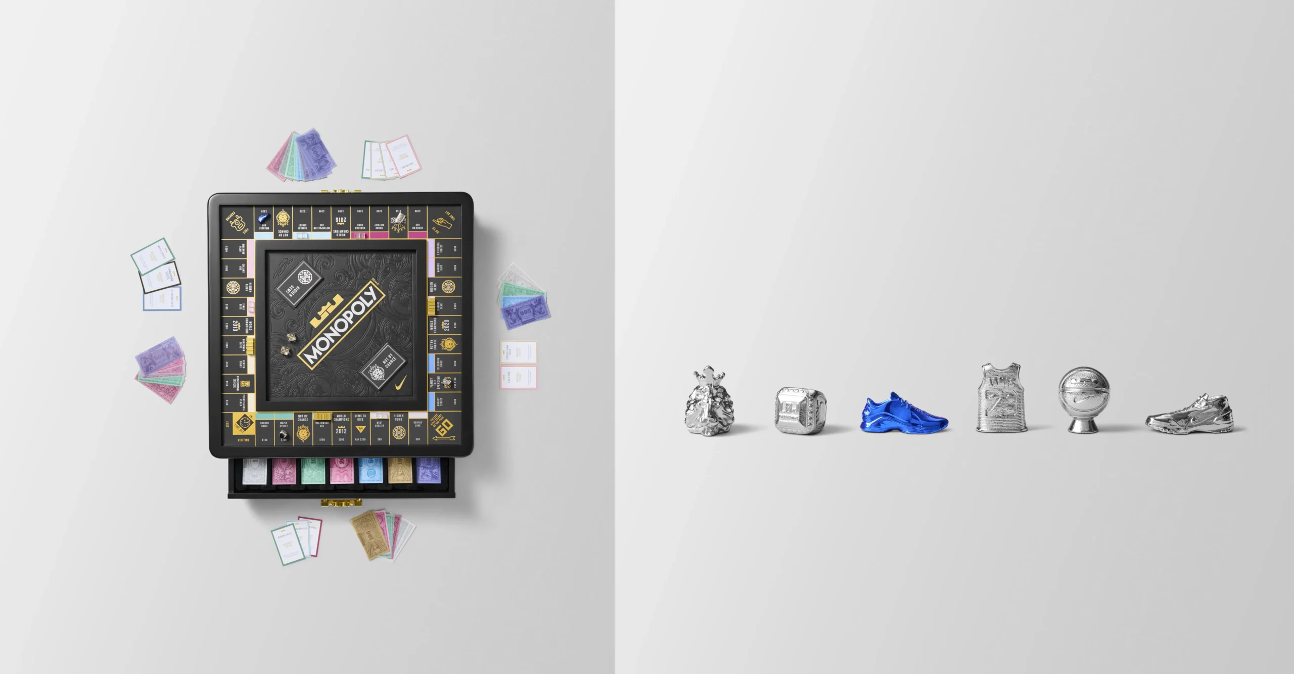 Game On! LeBron James & Nike Launch Monopoly Collaboration The Nike LeBron 22 is dropping in two Monopoly colorways alongside a special edition of the boardgame.